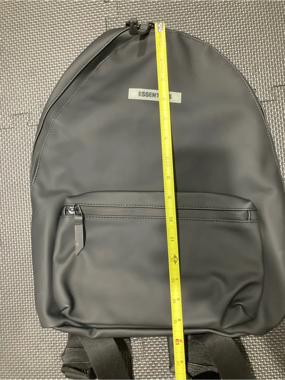 ESSENTIALS Black Backpack